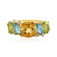 Citrine Silver Ring