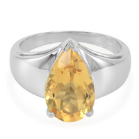 Citrine Silver Ring