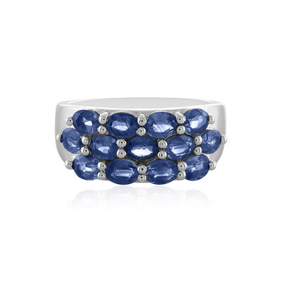 Blue Sapphire Silver Ring