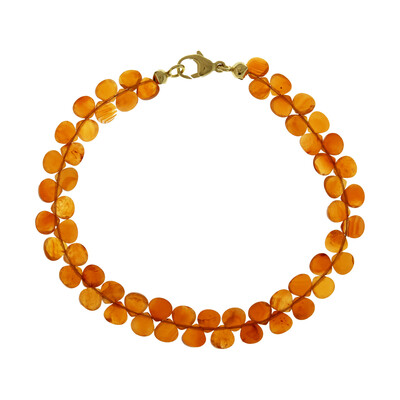 Carnelian Silver Bracelet (CUSTODANA)