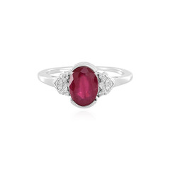 Madagascar Ruby Silver Ring