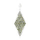 Fancy Diamond Silver Pendant