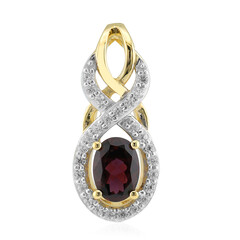 9K Songea Ruby Gold Pendant