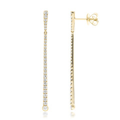 14K I1 (H) Diamond Gold Earrings (CIRARI)