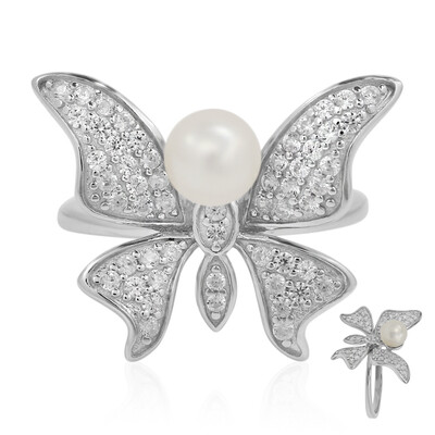 Freshwater pearl Silver Ring