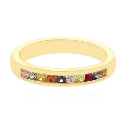 Fancy Sapphire Silver Ring