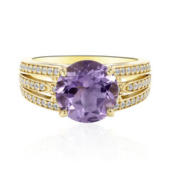 Bolivian Amethyst Silver Ring