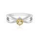 Yellow Beryl Silver Ring