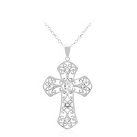 White Topaz Silver Necklace