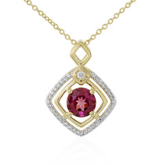 Malawi Garnet Silver Necklace