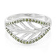 Fancy Diamond Silver Ring