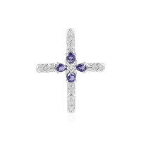 Iolite Silver Pendant