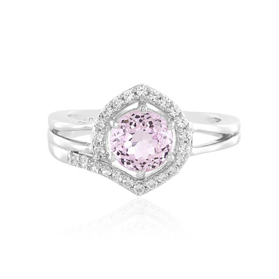 Kunzite Silver Ring