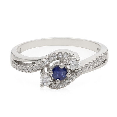 Kanchanaburi Sapphire Silver Ring