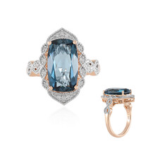 14K London Blue Topaz Gold Ring (SUHANA)