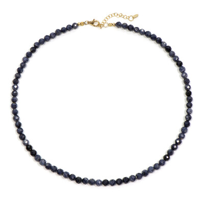 Blue Sapphire Silver Necklace