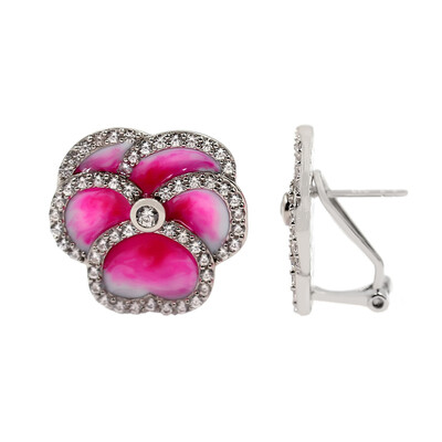 Zircon Silver Earrings (Dallas Prince Designs)