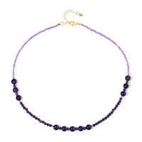 Zambian Amethyst Silver Necklace
