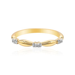 9K SI2 (G) Diamond Gold Ring