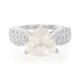 Ice Moon Quartz Silver Ring