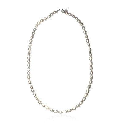 Freshwater pearl Silver Necklace (TPC)