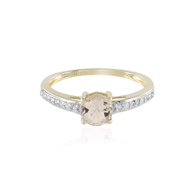 9K Madagascan Morganite Gold Ring