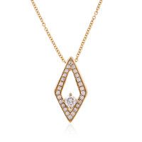 14K Flawless (F) Diamond Gold Necklace (LUCENT DIAMONDS)