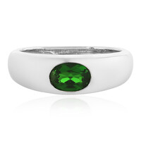 Russian Diopside Silver Ring