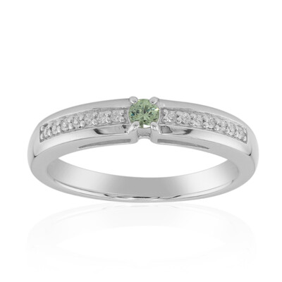 Madagascan Demantoid Silver Ring (John Ferry)