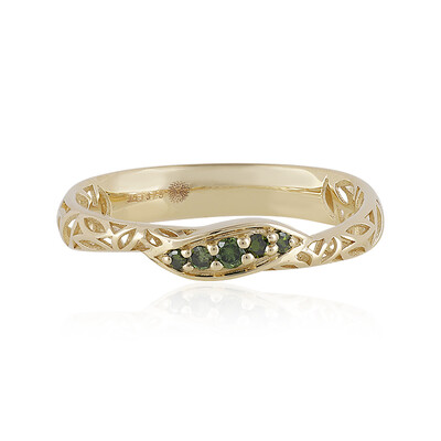 9K I1 Green Diamond Gold Ring (Ornaments by de Melo)