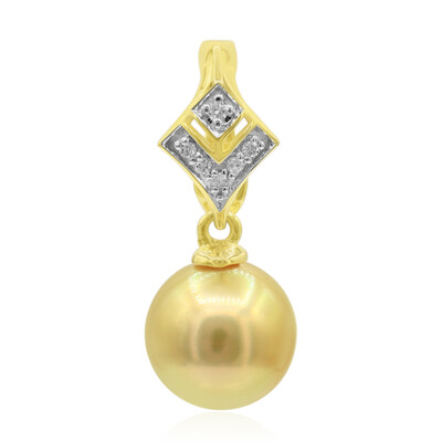 9K Golden South Sea Pearl Gold Pendant (TPC)