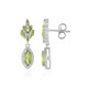 Peridot Silver Earrings