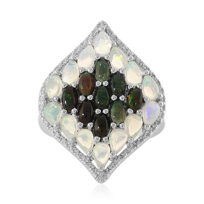 Welo Opal Silver Ring