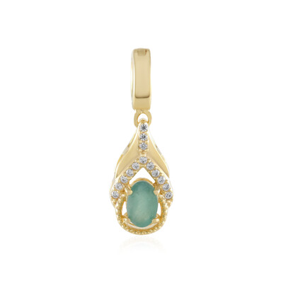 Grandidierite Silver Pendant