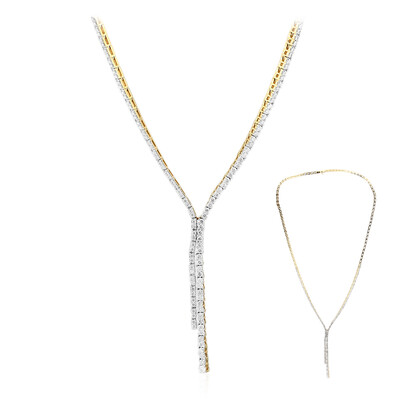 14K SI1 (G) Diamond Gold Necklace (Annette)