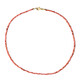 Pink Quartz Silver Necklace