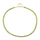 Peridot Silver Necklace