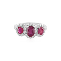 Madagascar Ruby Silver Ring