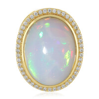 9K Welo Opal Gold Pendant