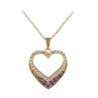 Zambian Amethyst Silver Necklace