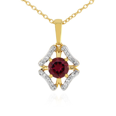 Lindi Garnet Silver Necklace