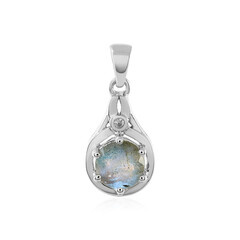 Labradorite Silver Pendant