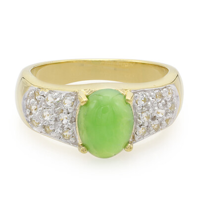 Imperial Chrysoprase Silver Ring
