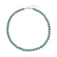 Green Aventurine Silver Necklace