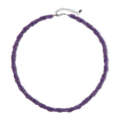 Amethyst Silver Necklace