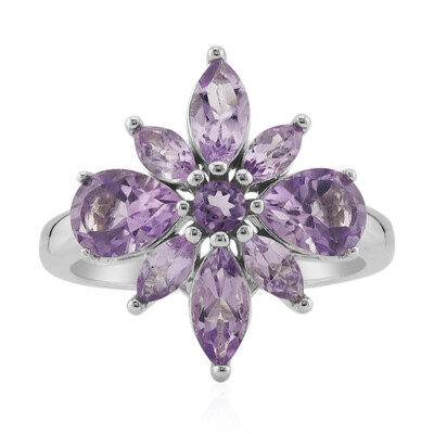 Amethyst Silver Ring