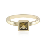 9K Unheated Yellow Tanzanite Gold Ring (Adela Gold)