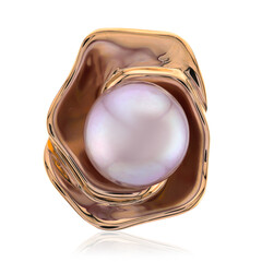 Purple Ming Pearl Silver Pendant (TPC)