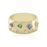 9K Tanzanian Tsavorite Gold Ring (Adela Gold)