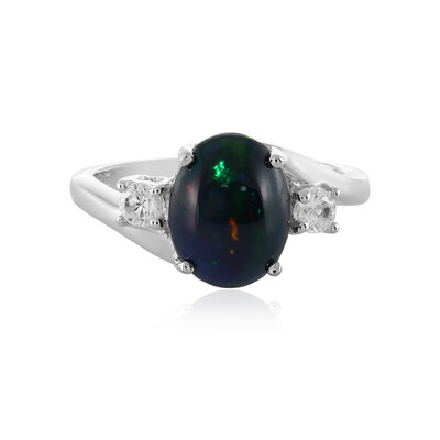 Mezezo Opal Silver Ring